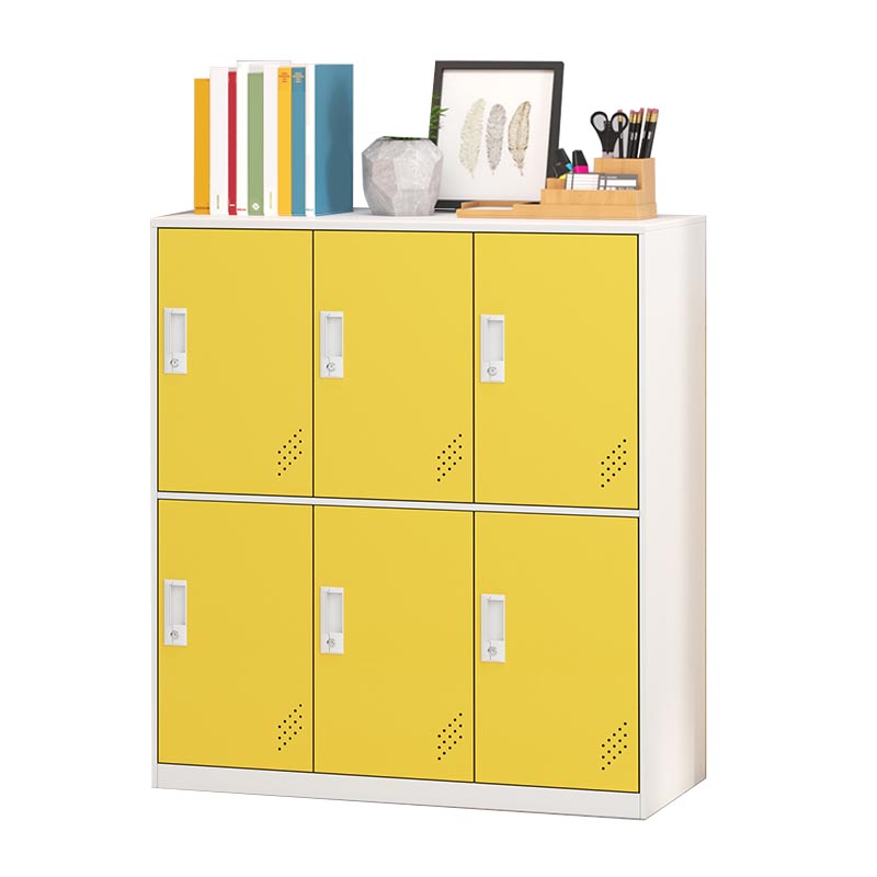 Metal Storage Cabinet Contemporary Non-Hanging Armoire for Home