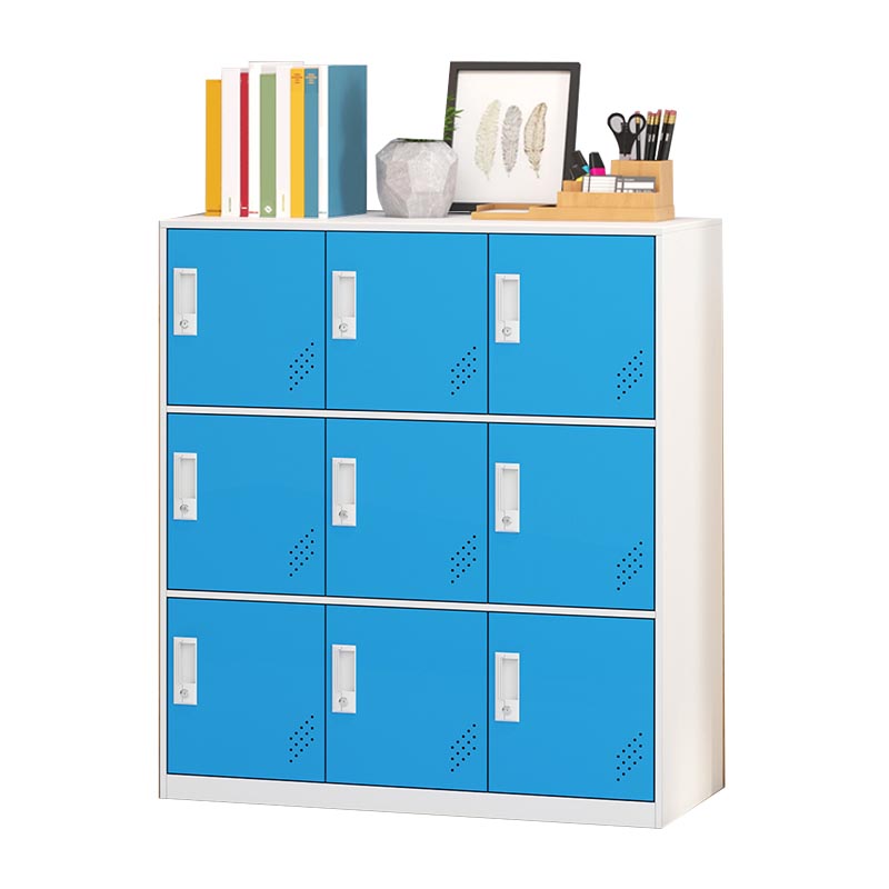 Metal Storage Cabinet Contemporary Non-Hanging Armoire for Home