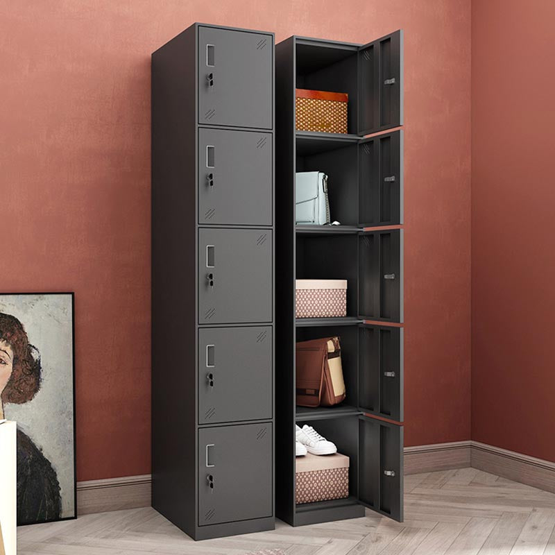 Hinged Wardrobe Cabinet Contemporary Metal Wardrobe for Bedroom