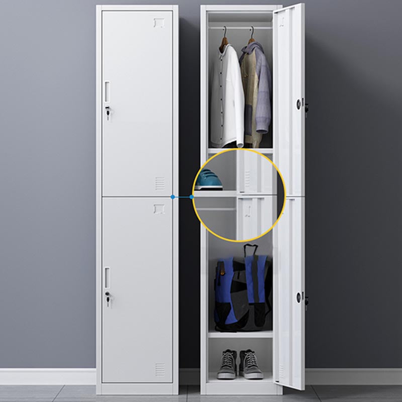 Hinged Wardrobe Cabinet Contemporary Metal Wardrobe for Bedroom