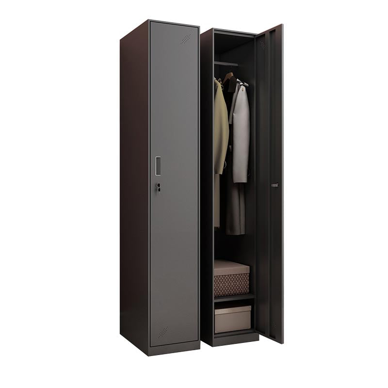 Hinged Wardrobe Cabinet Contemporary Metal Wardrobe for Bedroom