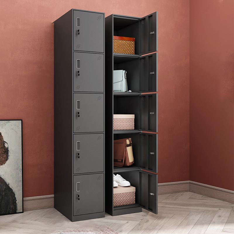 Hinged Wardrobe Cabinet Contemporary Metal Wardrobe for Bedroom