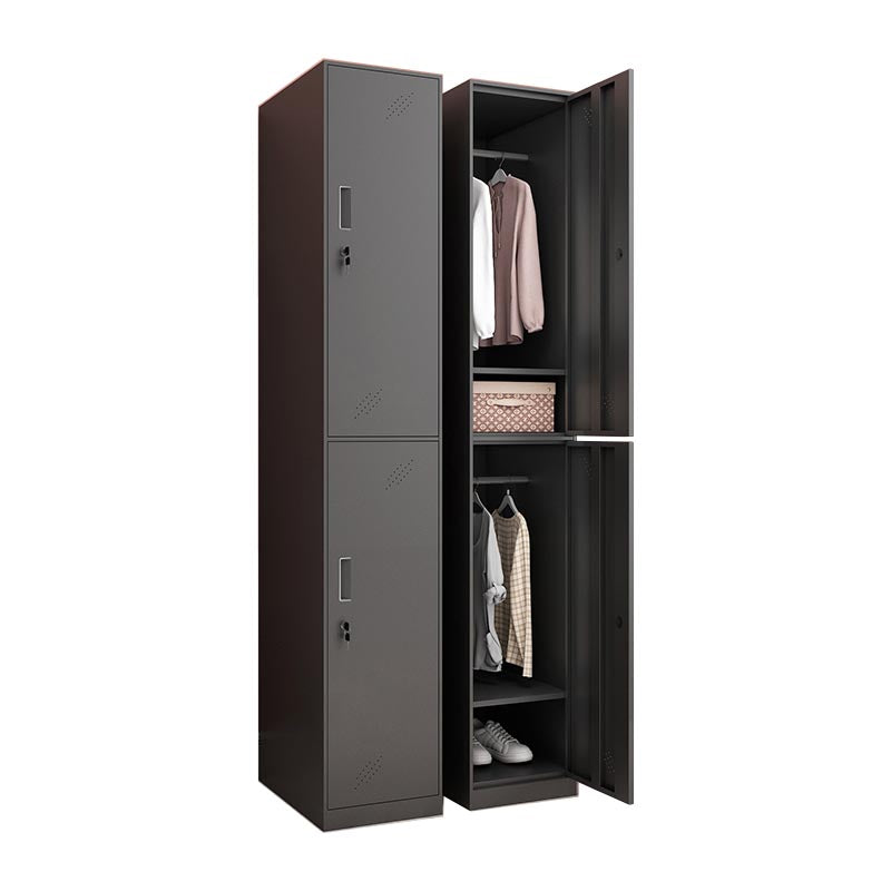 Hinged Wardrobe Cabinet Contemporary Metal Wardrobe for Bedroom