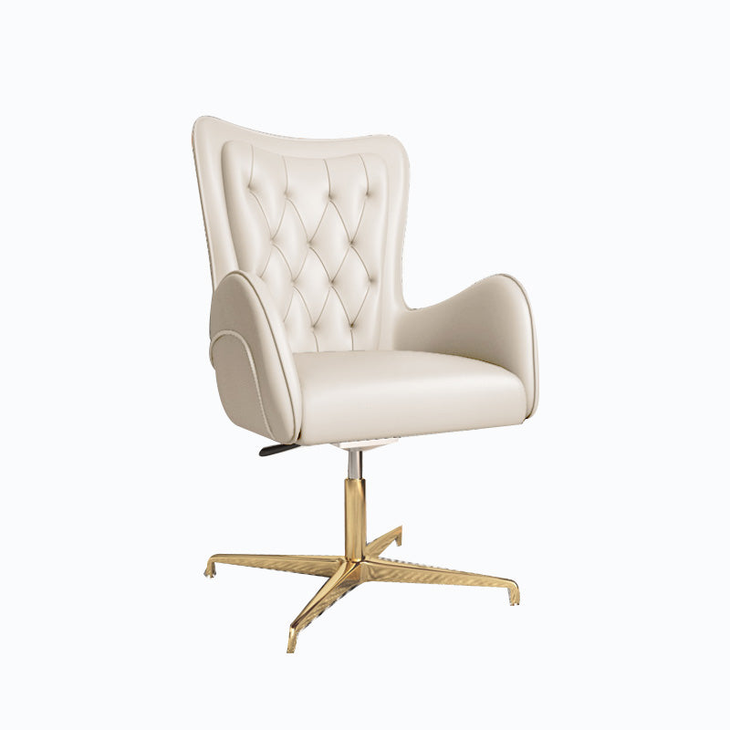 Modern Leatherette and Mesh Executive Chair Upholstered Mid-back Task Chair