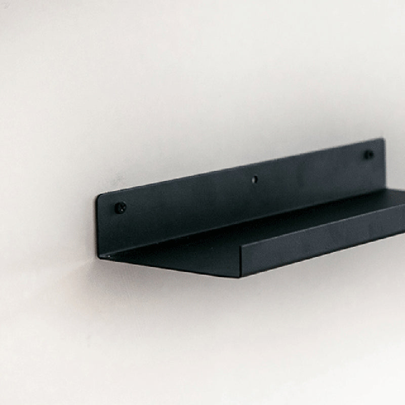 Contemporary Floating Bookshelf Iron 4.7" W Living Room Book Shelf