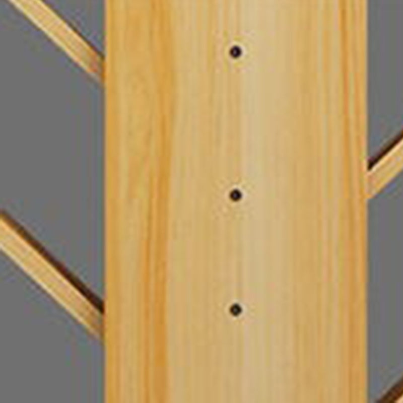 Modern Engineered Wood Bookshelf Geometric Open Shelf Bookcase