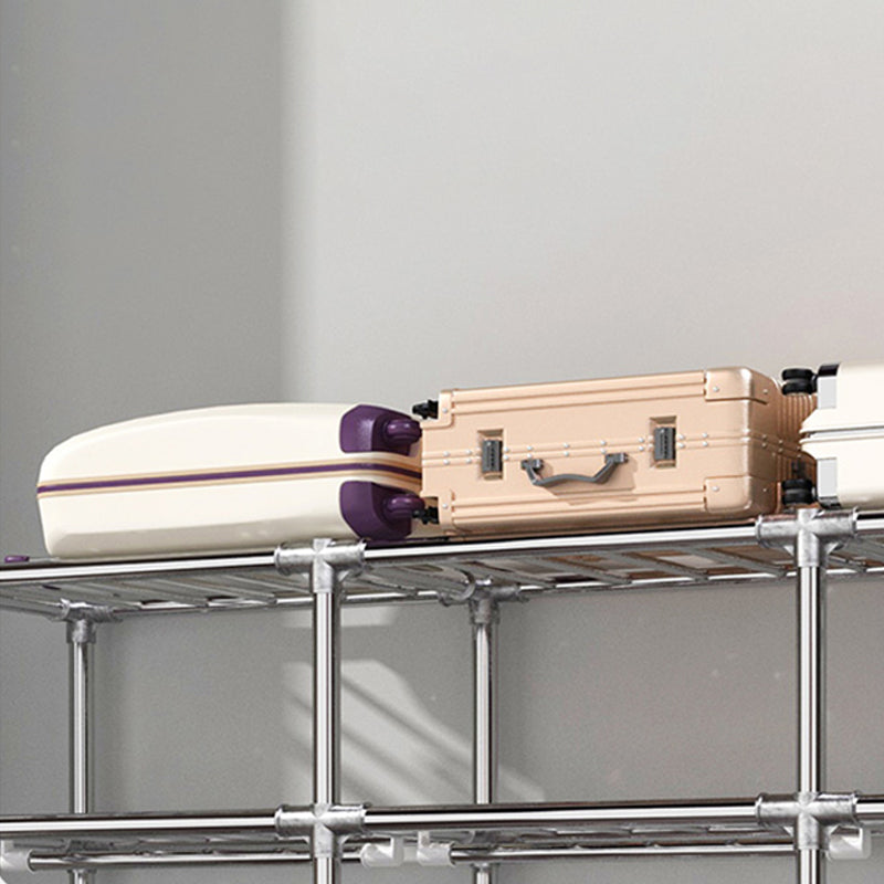 Modern Style Wardrobe Metal 1-Door Wardrobe Closet for Bedroom