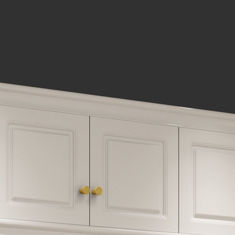 Modern Style Wooden Wardrobe White Colour Soft Close Drawer Wardrobe Closet