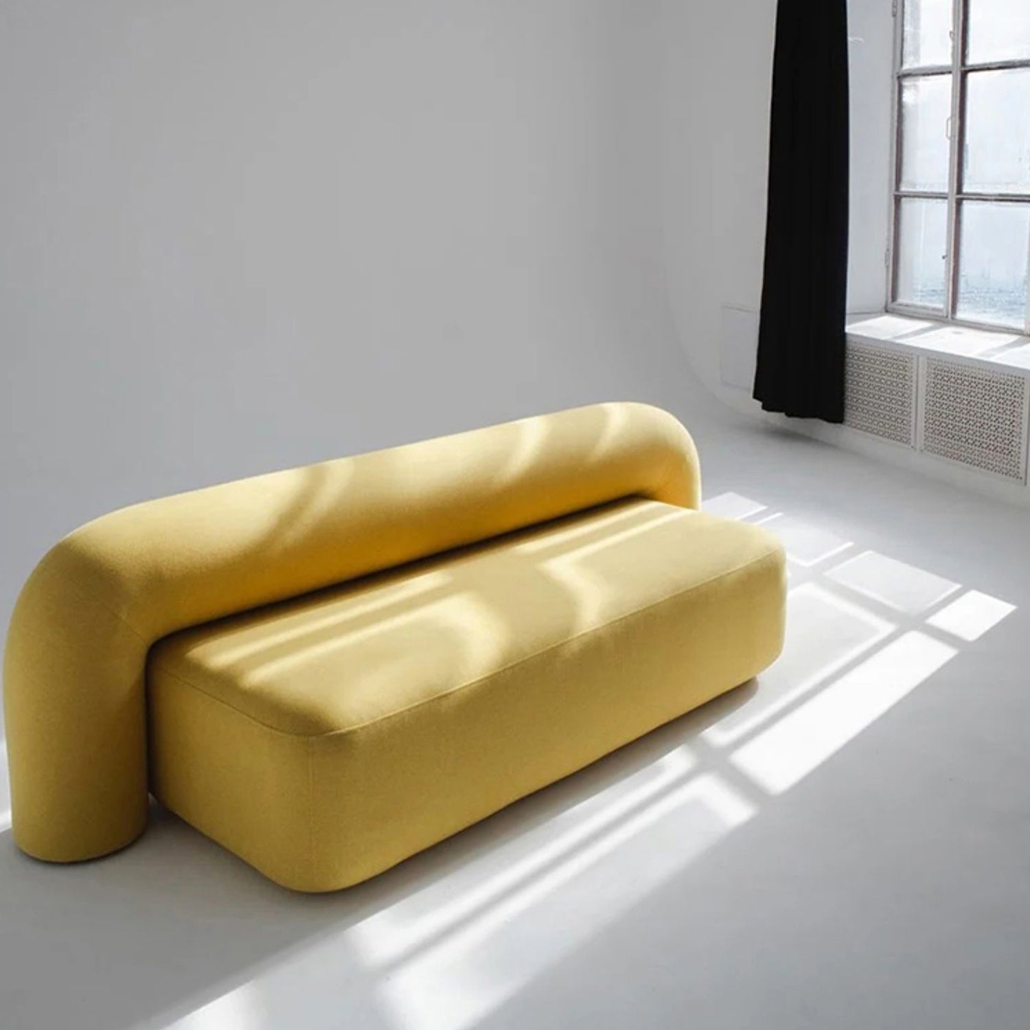 Modern Minimalist Velvet Sofa 2/3-Seater Armless Living Room Sofa