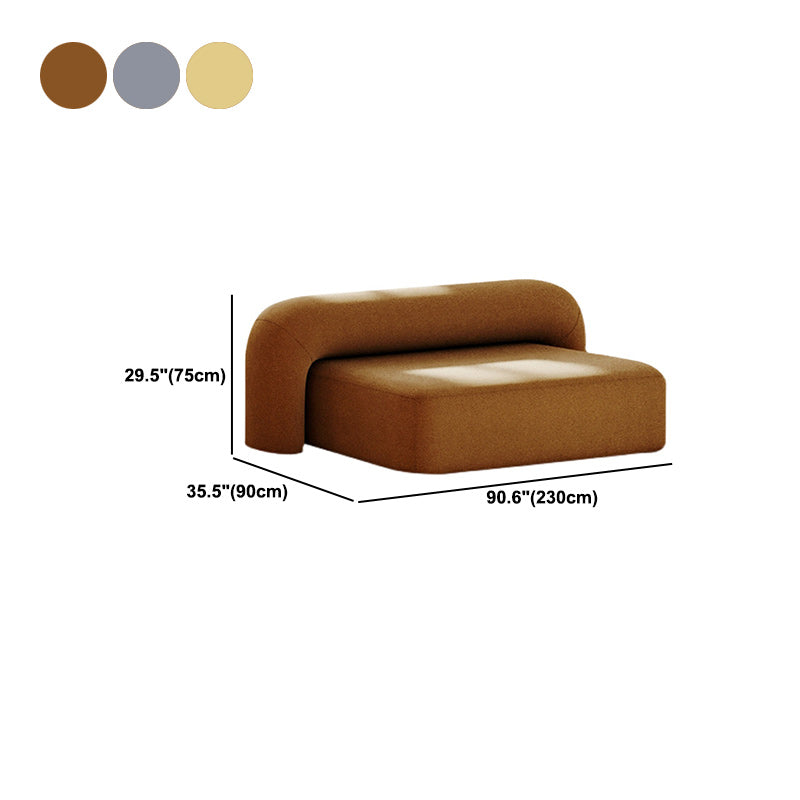 Modern Minimalist Velvet Sofa 2/3-Seater Armless Living Room Sofa