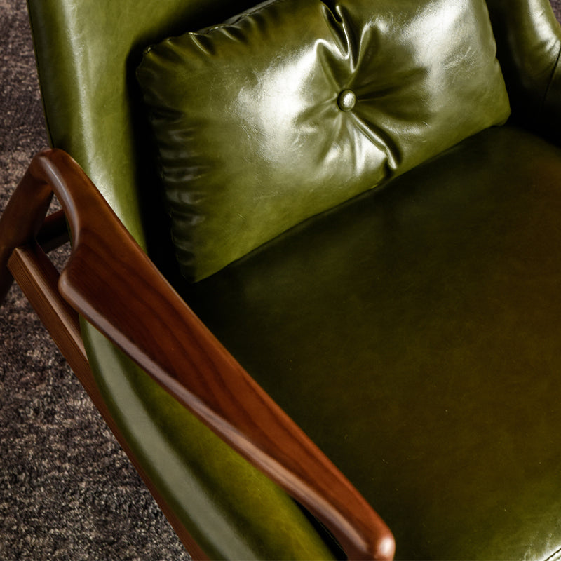 Contemporary Arms Included with Pillow Basic Four Leg Accent Armchair