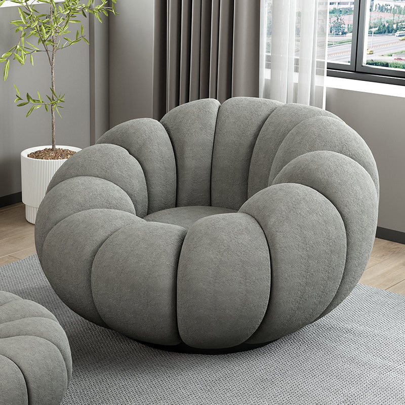 Contemporary Swivel Armless Cushion Back Living Room Parsons Chair