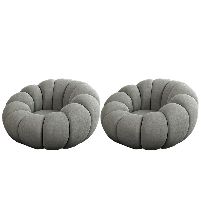 Contemporary Swivel Armless Cushion Back Living Room Parsons Chair