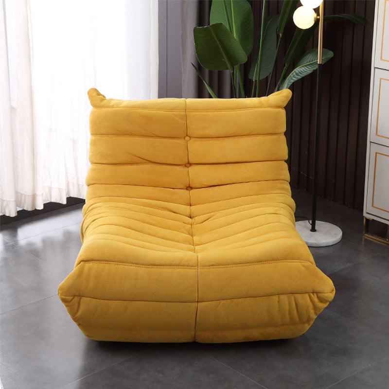 Contemporary Style Upholstered Armless Cushion Back Parsons Chair
