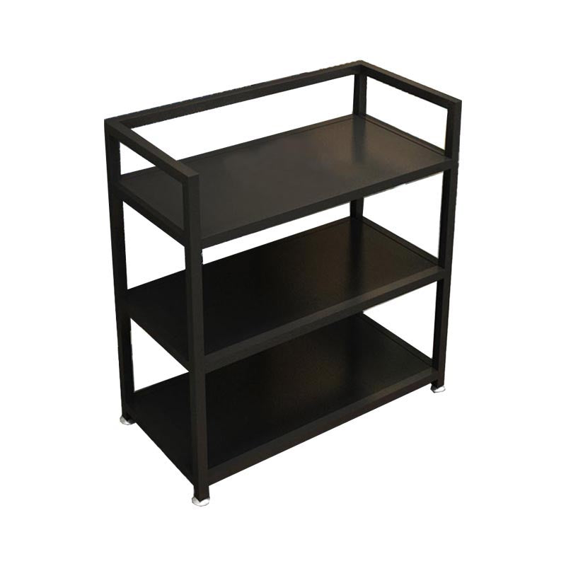 Contemporary Metal Prep Table 25.59"H Rolling Prep Table for Dining Room