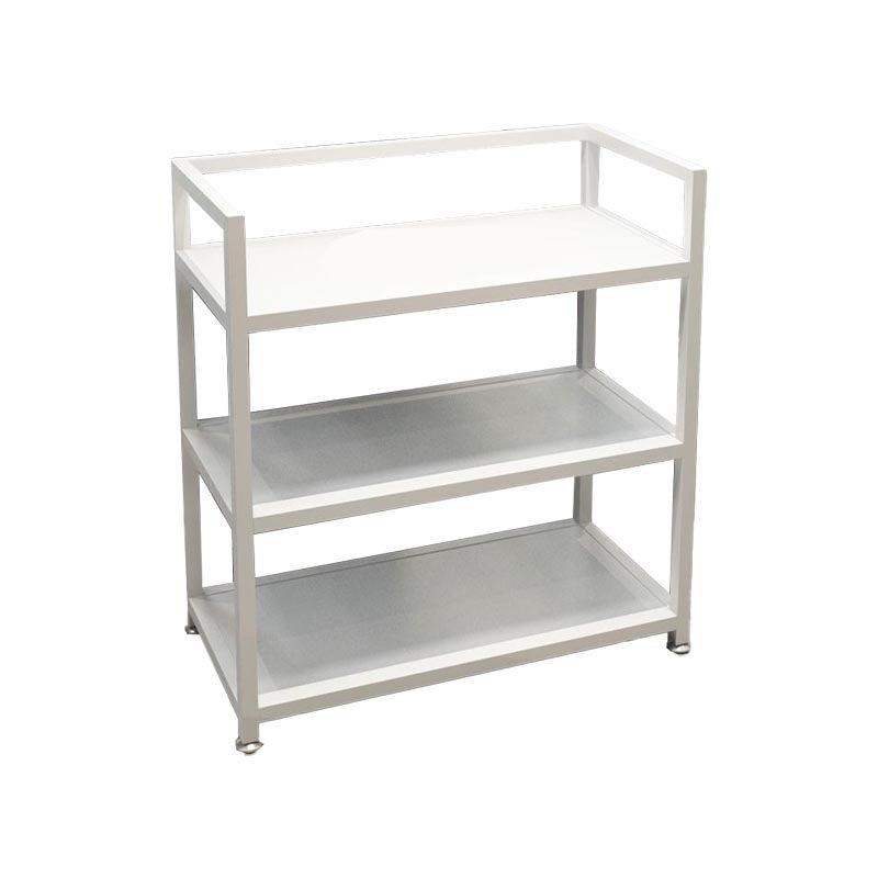 Contemporary Metal Prep Table 25.59"H Rolling Prep Table for Dining Room