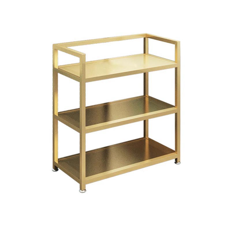 Contemporary Metal Prep Table 25.59"H Rolling Prep Table for Dining Room