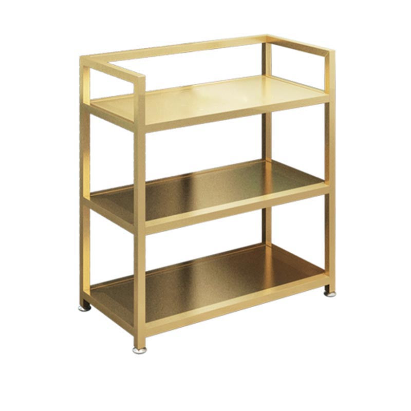 Contemporary Metal Prep Table 25.59"H Rolling Prep Table for Dining Room