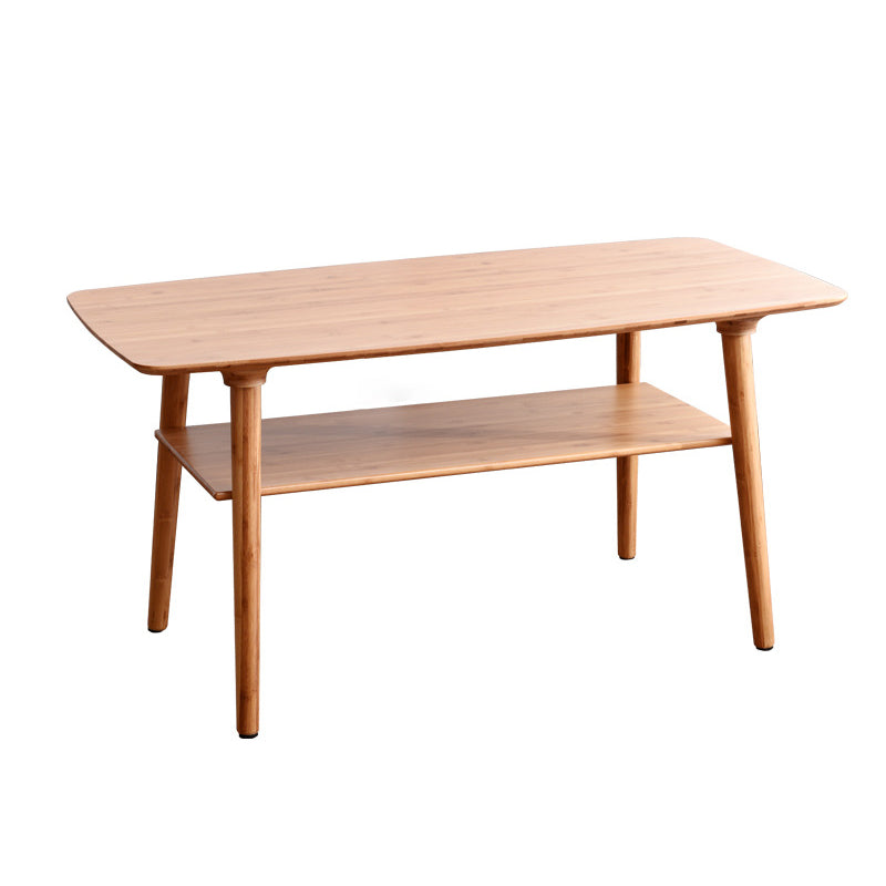 Scandinavian Style Coffee Cocktail Table Solid Wood 4 Legs Coffee Table