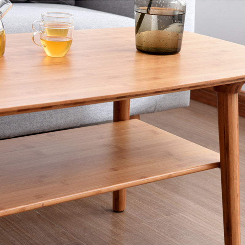 Scandinavian Style Coffee Cocktail Table Solid Wood 4 Legs Coffee Table