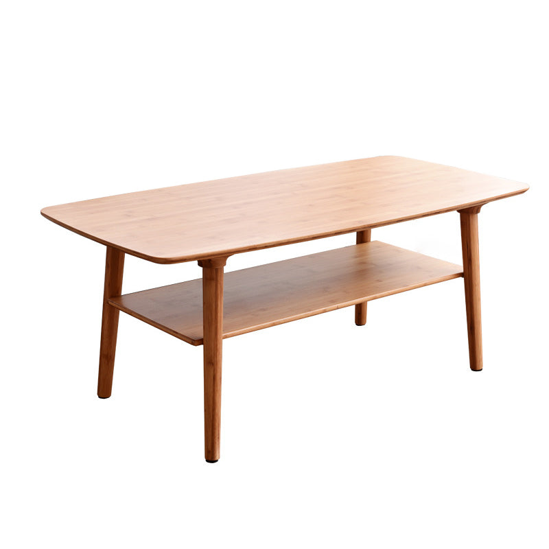 Scandinavian Style Coffee Cocktail Table Solid Wood 4 Legs Coffee Table
