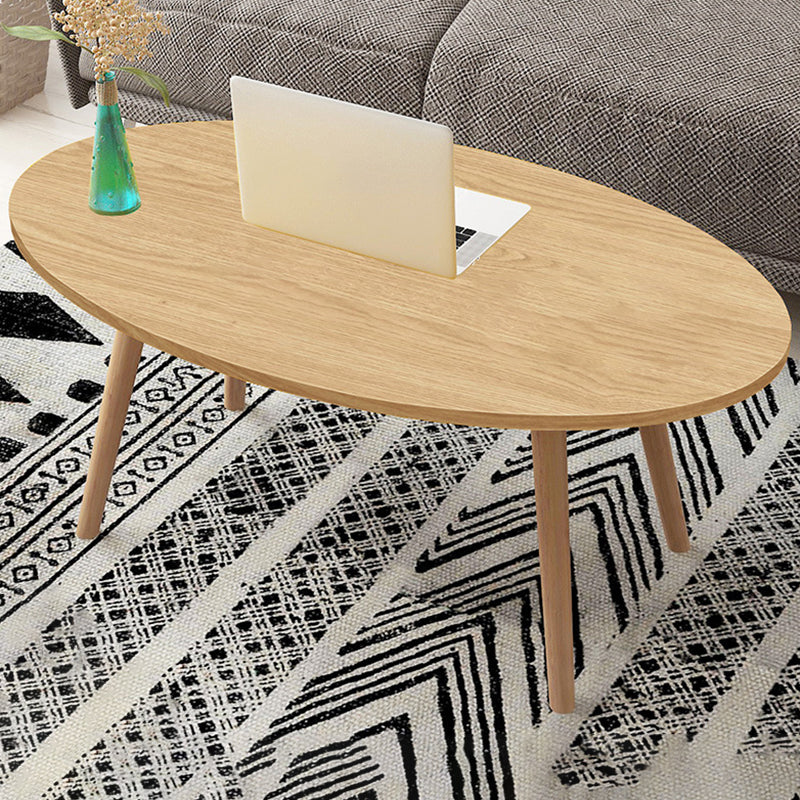 Contemporary Style Coffee Cocktail Table Wooden 4 Legs Coffee Table