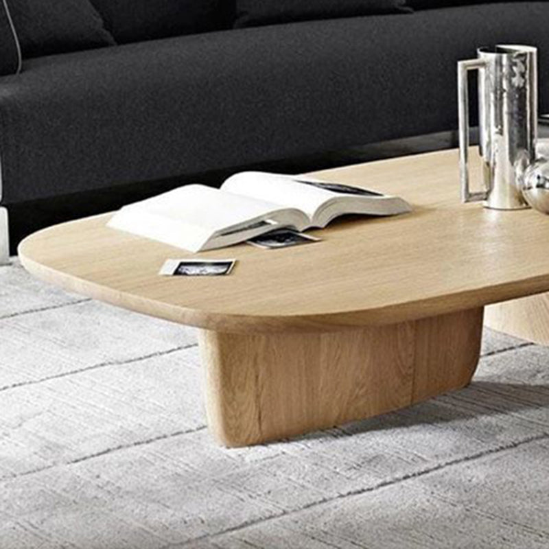 15.75" Tall Scandinavian Style Coffee Cocktail Table Wooden Coffee Table