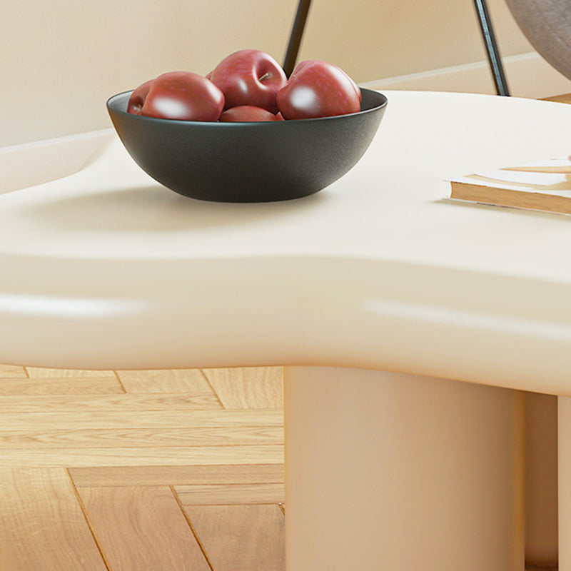 Scandinavian Wooden Coffee Table Free form 3 Legs Coffee Table for Bedroom