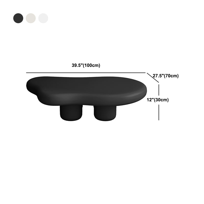Scandinavian Wooden Coffee Table Free form 3 Legs Coffee Table for Bedroom