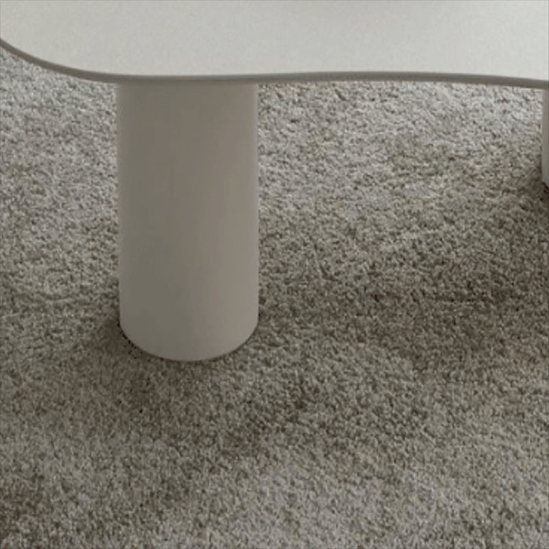 13.78" Tall Contemporary Style Coffee Cocktail Table Wooden 3 Legs Coffee Table
