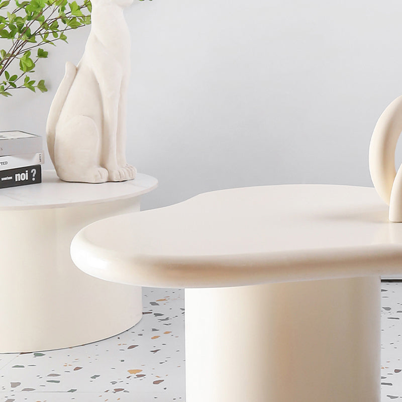 15.75" Tall Scandinavian Style Coffee Cocktail Table Solid Wood Coffee Table