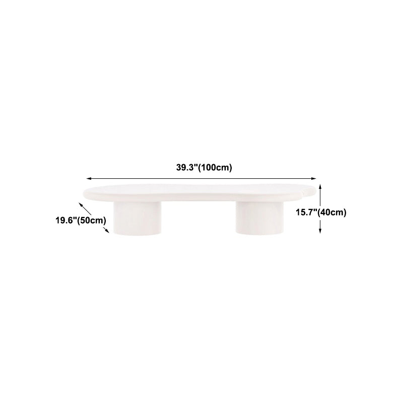 15.75" Tall Scandinavian Style Coffee Cocktail Table Solid Wood Coffee Table