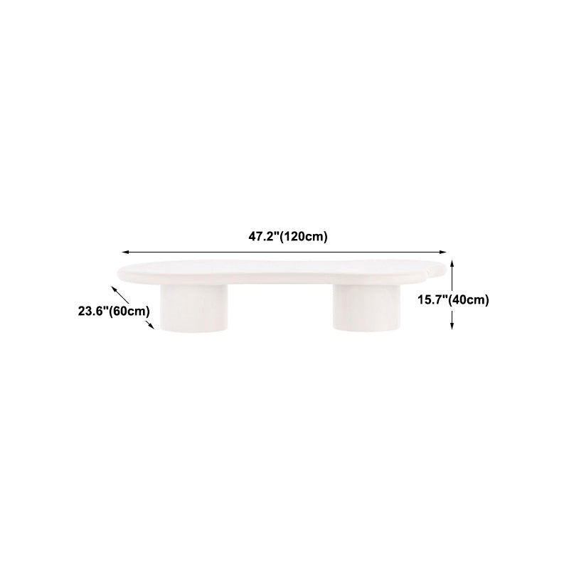 15.75" Tall Scandinavian Style Coffee Cocktail Table Solid Wood Coffee Table