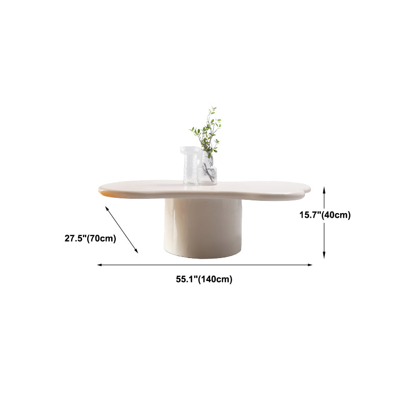 15.75" Tall Scandinavian Style Coffee Cocktail Table Solid Wood Coffee Table