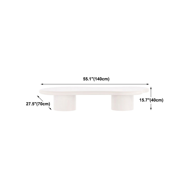 15.75" Tall Scandinavian Style Coffee Cocktail Table Solid Wood Coffee Table