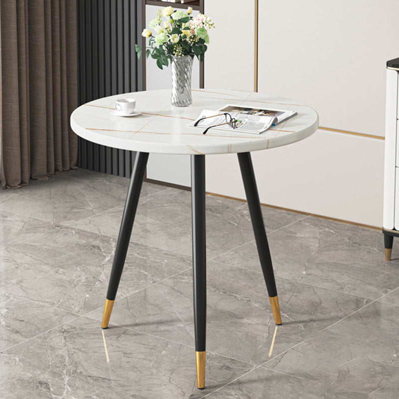 Wood Coffee Table Round Minimalist Coffee Table for Living Room