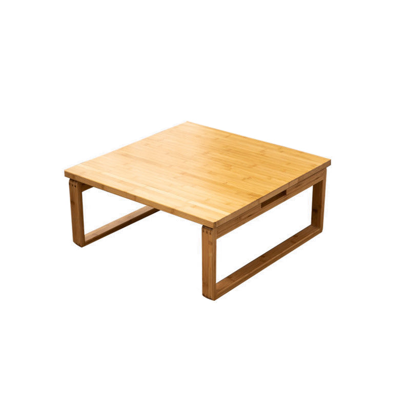 Scandinavian Square Wood Coffee Table Folding 2 Legs Cocktail Table