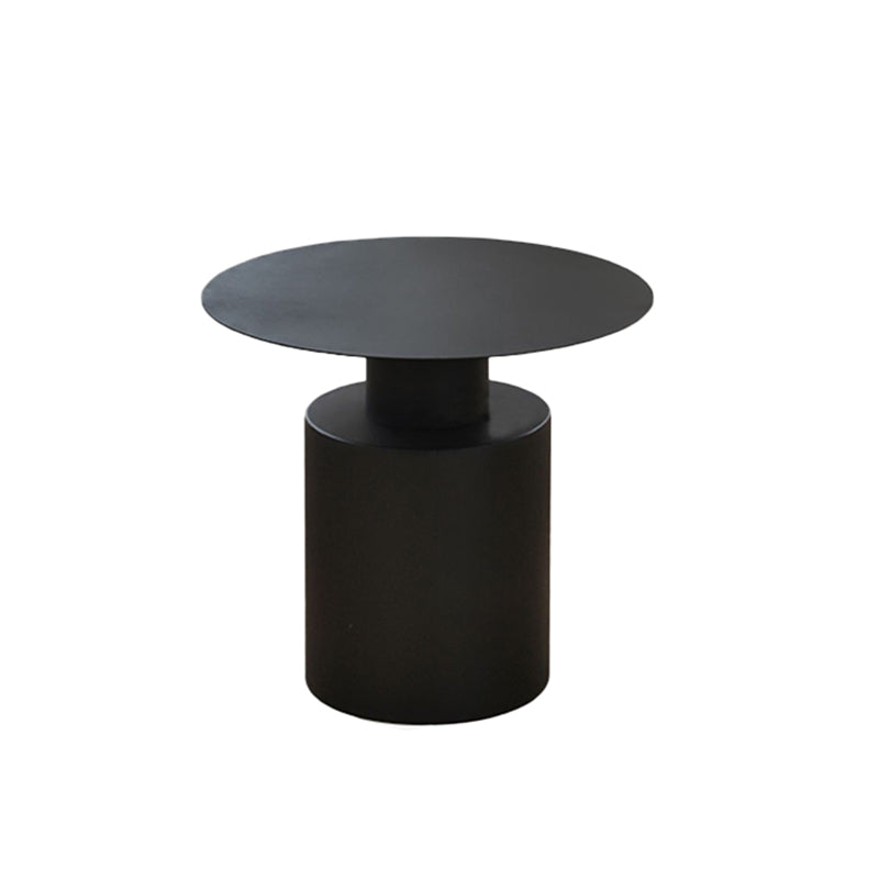 Round Pedestal Base Metal Table Frame Mid-century Modern Style Coffee Table