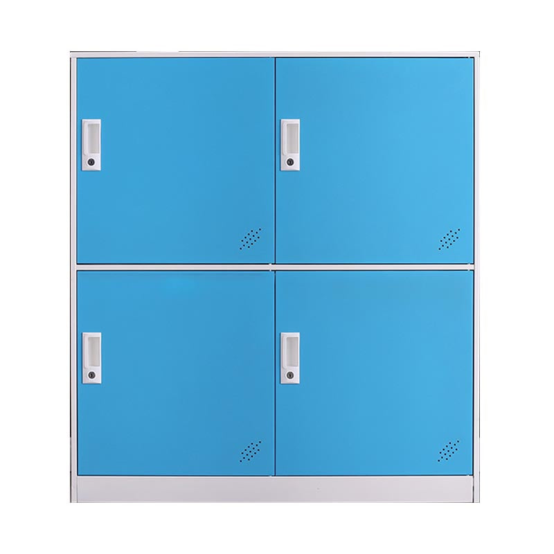 Non-Hanging Armoire Contemporary Metal Storage Cabinet for Home