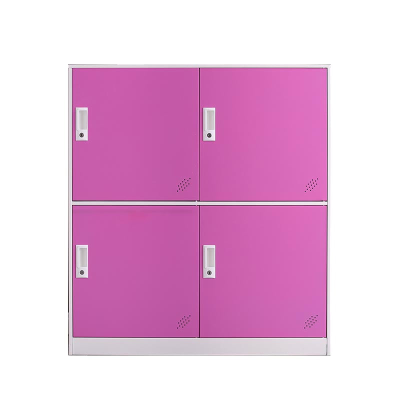 Non-Hanging Armoire Contemporary Metal Storage Cabinet for Home