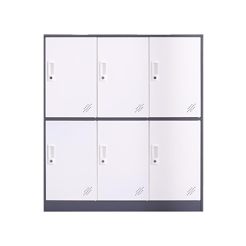 Non-Hanging Armoire Contemporary Metal Storage Cabinet for Home