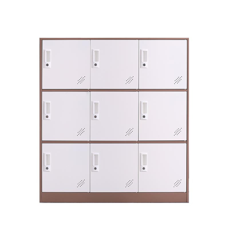 Non-Hanging Armoire Contemporary Metal Storage Cabinet for Home