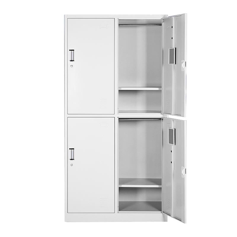 Contemporary Style Wardrobe Metal Home Wardrobe Closet With Lock
