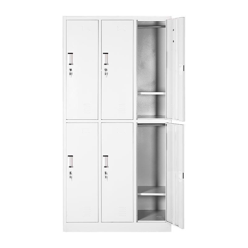 Contemporary Style Wardrobe Metal Home Wardrobe Closet With Lock