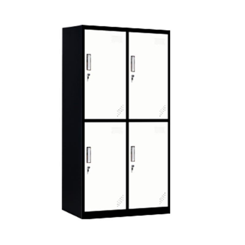 Contemporary Style Wardrobe Metal Home Wardrobe Closet With Lock