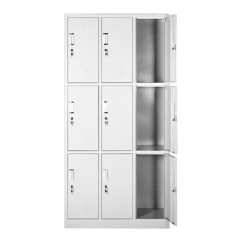 Contemporary Style Wardrobe Metal Home Wardrobe Closet With Lock