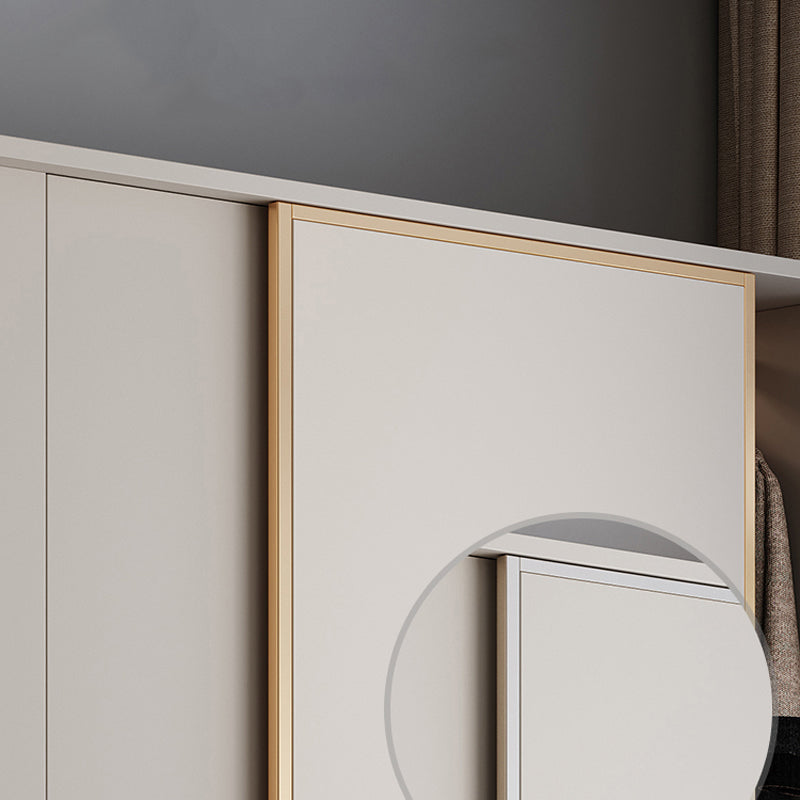 Modern Style Wardrobe Wooden Wardrobe Closet with Sliding Door