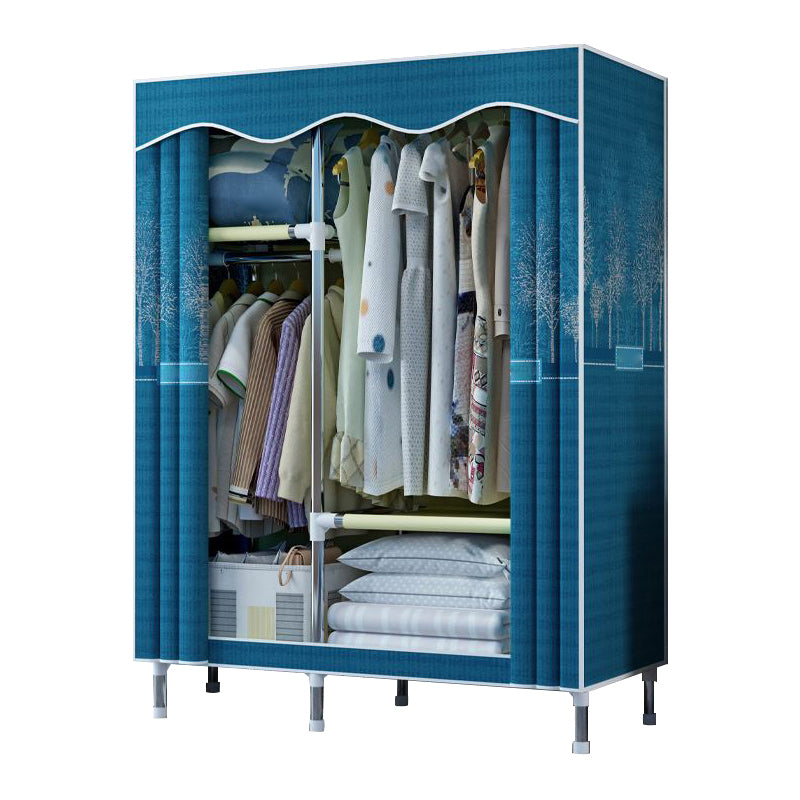 Modern Style Bedroom Wardrobe Armoire Metal Wardrobe Closet with Legs