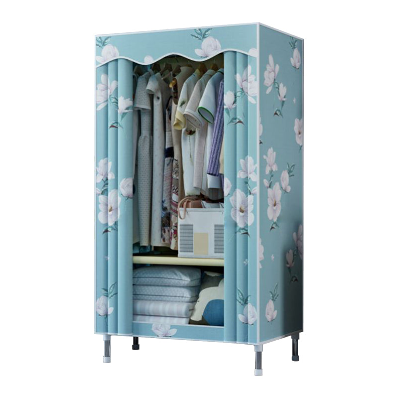 Modern Style Bedroom Wardrobe Armoire Metal Wardrobe Closet with Legs