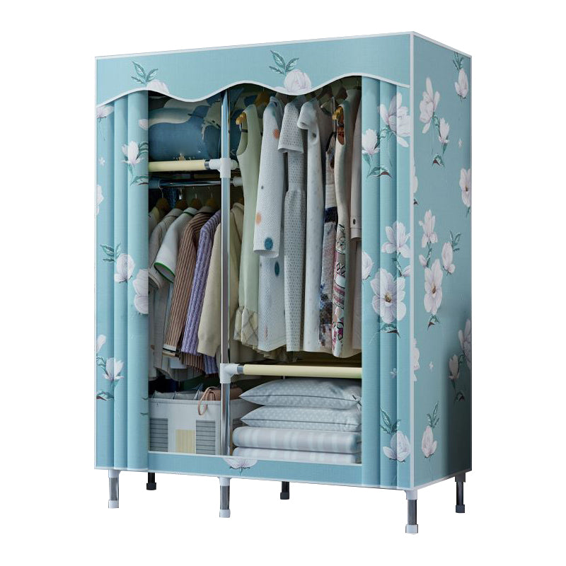 Modern Style Bedroom Wardrobe Armoire Metal Wardrobe Closet with Legs